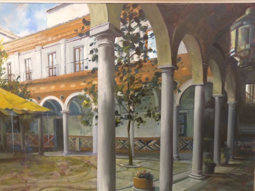 Albert Sesma - Patio del Ayuntamiento de Granada