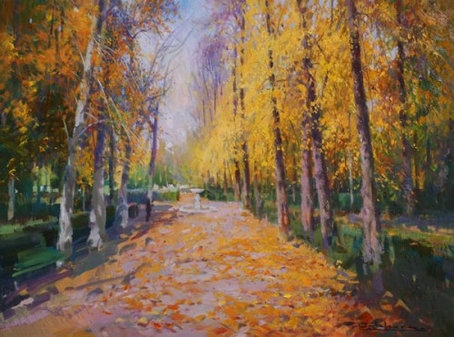 Francisco Calabuig - Jardin en otoño