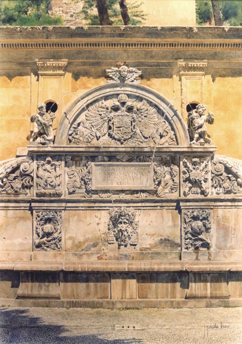 Pilar de Carlos V - 63 x 36'5 cm.