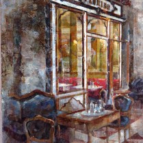 Noemí Martín - Café Florian, Venecia 46 x 38 cm