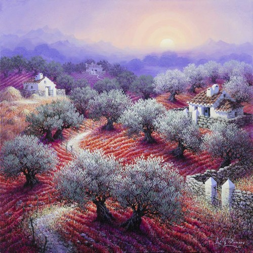 Luis Romero - Tierrras Rojas - 60x60 cm